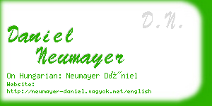 daniel neumayer business card